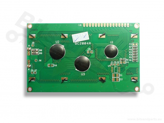 Display LCD HD44780 - 20x4 white on blue 